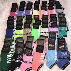 NEW Victoria secret PINK no show ankle socks